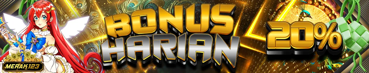BONUS HARIAN 20%
